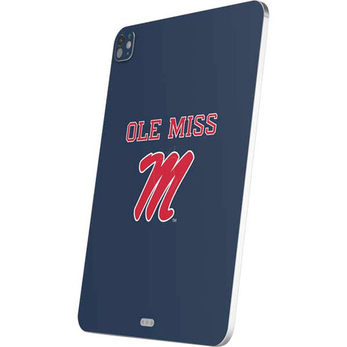 University of Mississippi Ole Miss Blue iPad Pro 13in M4 (2024) Skin