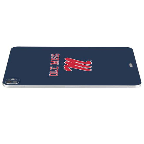 University of Mississippi Ole Miss Blue iPad Pro 13in M4 (2024) Skin