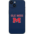 University of Mississippi Ole Miss Blue iPhone Skins