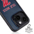 University of Mississippi Ole Miss Blue iPhone 15 Plus Kickstand Case