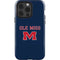 University of Mississippi Ole Miss Blue iPhone 15 Pro Impact Case