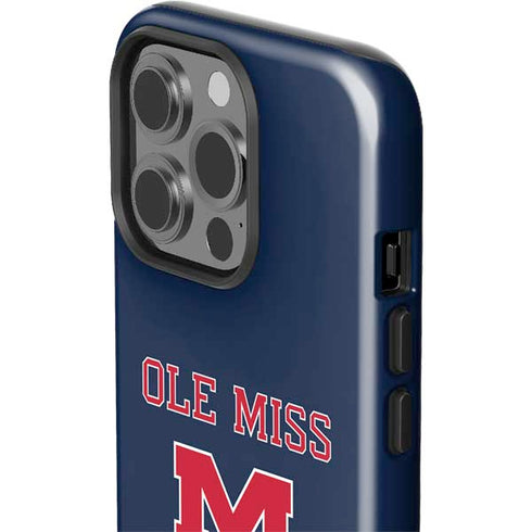 University of Mississippi Ole Miss Blue iPhone 15 Pro Impact Case