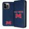 University of Mississippi Ole Miss Blue iPhone 15 Pro Max Folio Case