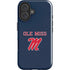 University of Mississippi Ole Miss Blue iPhone 16 Impact Case