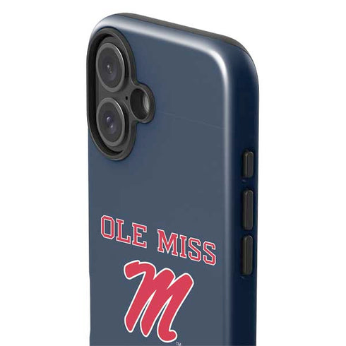 University of Mississippi Ole Miss Blue iPhone 16 Impact Case