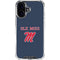 University of Mississippi Ole Miss Blue iPhone 16 Plus Clear Case