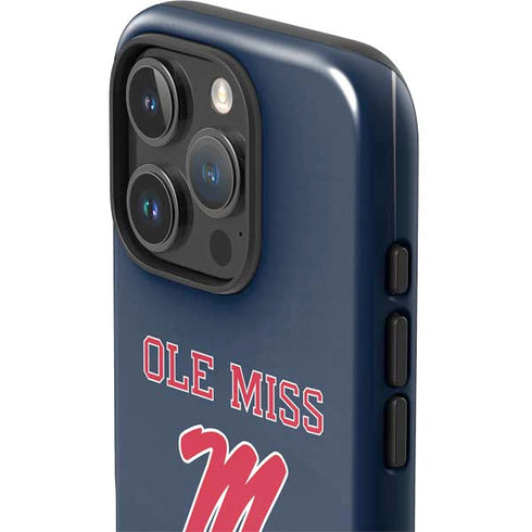 University of Mississippi Ole Miss Blue iPhone 16 Pro Impact Case