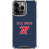 University of Mississippi Ole Miss Blue iPhone 16 Pro Max Clear Case