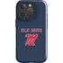 University of Mississippi Ole Miss Blue iPhone 16 Pro Max Impact Case