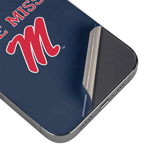 University of Mississippi Ole Miss Blue iPhone 16 Pro Max Skin