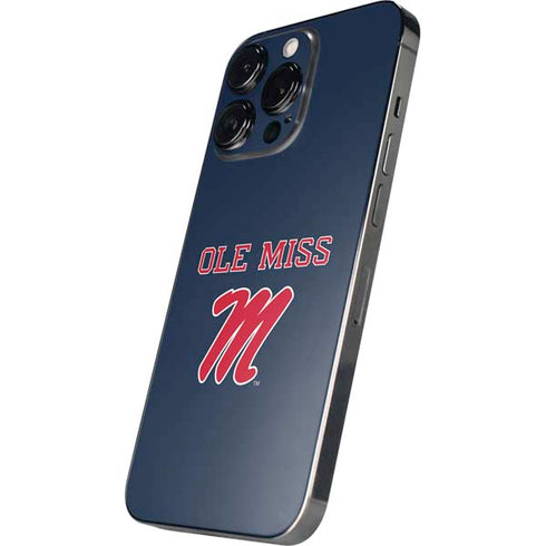 University of Mississippi Ole Miss Blue iPhone 16 Pro Skin