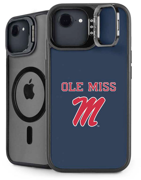 University of Mississippi Ole Miss Blue iPhone 16e Kickstand Case
