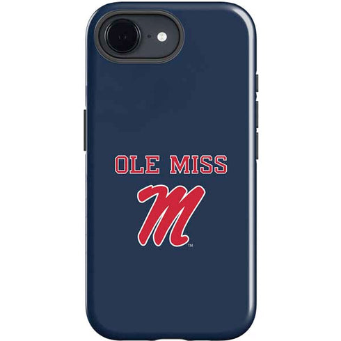 University of Mississippi Ole Miss Blue iPhone 16e Impact Case