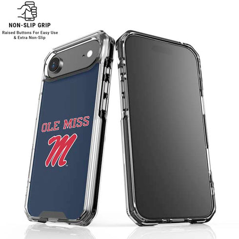 University of Mississippi Ole Miss Blue iPhone 17 Air Clear Case