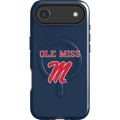 University of Mississippi Ole Miss Blue iPhone 17 Air Magsafe Impact Case