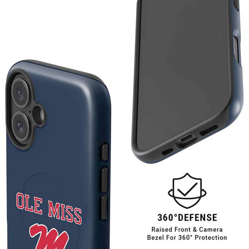 University of Mississippi Ole Miss Blue iPhone 17 Magsafe Impact Case