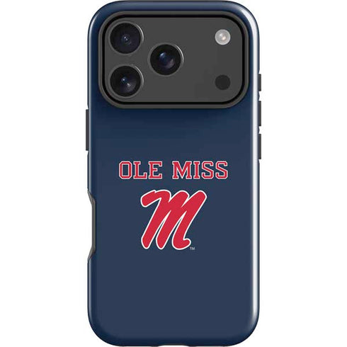 University of Mississippi Ole Miss Blue iPhone 17 Pro Impact Case