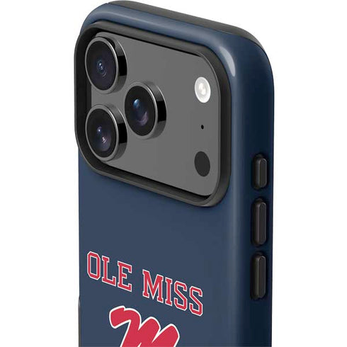 University of Mississippi Ole Miss Blue iPhone 17 Pro Max Impact Case