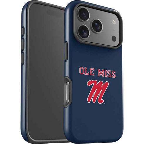 University of Mississippi Ole Miss Blue iPhone 17 Pro Max Impact Case