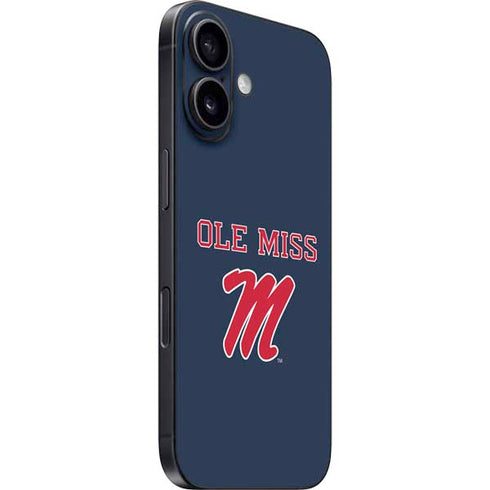 University of Mississippi Ole Miss Blue iPhone 17 Skin