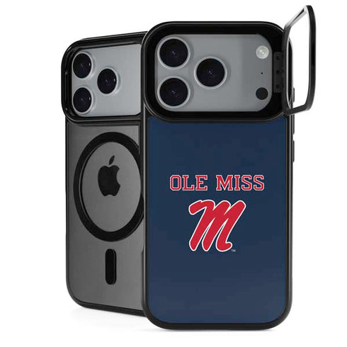University of Mississippi Ole Miss Blue iPhone 18 Pro Max Kickstand Case