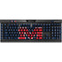 University of Mississippi Ole Miss Blue K95 RGB PLATINUM Mechanical Gaming Keyboard Skin