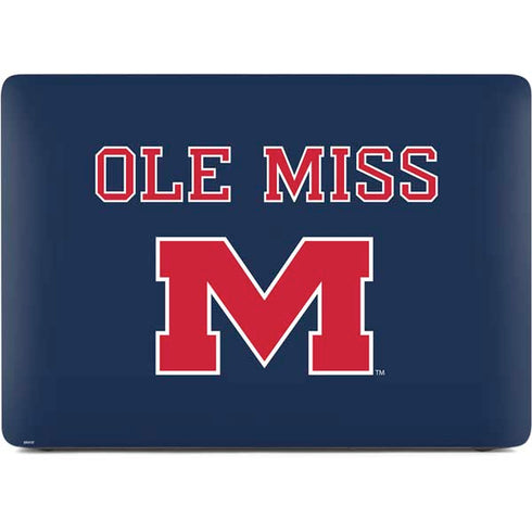 University of Mississippi Ole Miss Blue Apple MacBook Air Skin