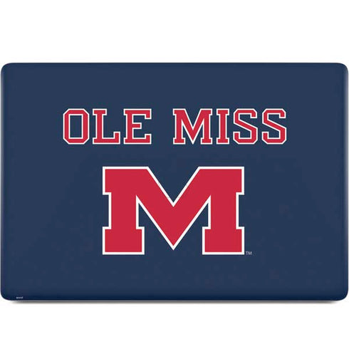University of Mississippi Ole Miss Blue MacBook Skins