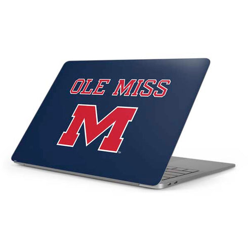 University of Mississippi Ole Miss Blue Apple MacBook Pro 16-inch Skin