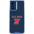 University of Mississippi Ole Miss Blue Moto G 5G (2024) Clear Case