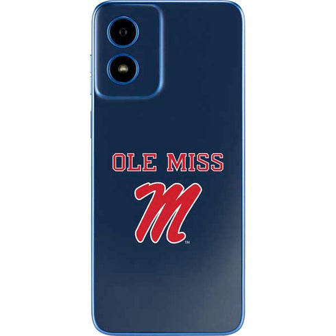 University of Mississippi Ole Miss Blue Moto G Play 4G (2024) Skin