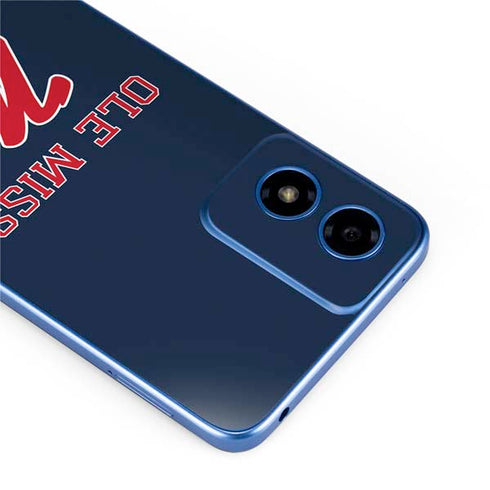 University of Mississippi Ole Miss Blue Moto G Play 4G (2024) Skin