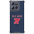 University of Mississippi Ole Miss Blue Moto G Power 5G (2025) Clear Case