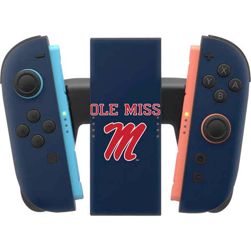 University of Mississippi Ole Miss Blue Nintendo Switch 2 (2025) Joy-Con Controller Skin
