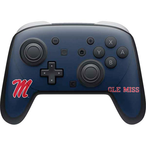 University of Mississippi Ole Miss Blue Nintendo Skins