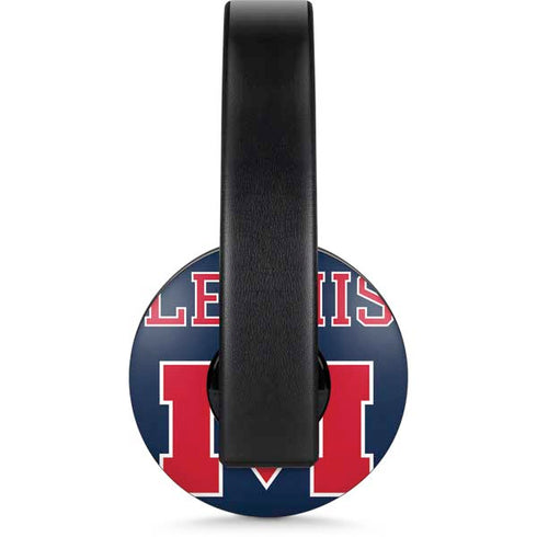 University of Mississippi Ole Miss Blue PlayStation 4 Gold Wireless Headset Skin