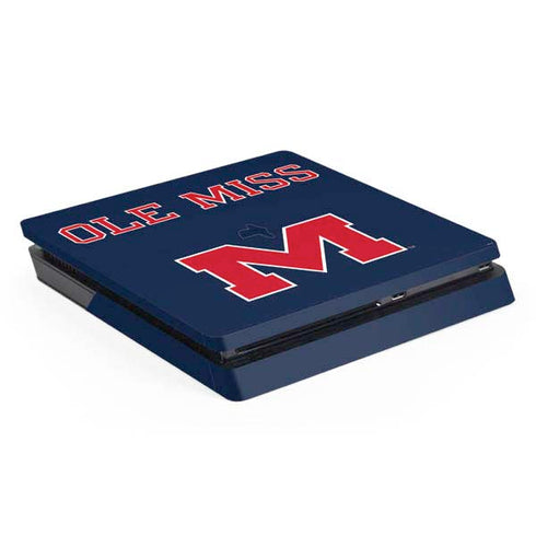 University of Mississippi Ole Miss Blue PlayStation PS4 Skins