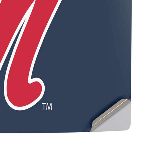 University of Mississippi Ole Miss Blue PS5 Pro Console Skin