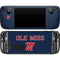 University of Mississippi Ole Miss Blue Steam Deck Handheld Gaming Computer OLED Skin