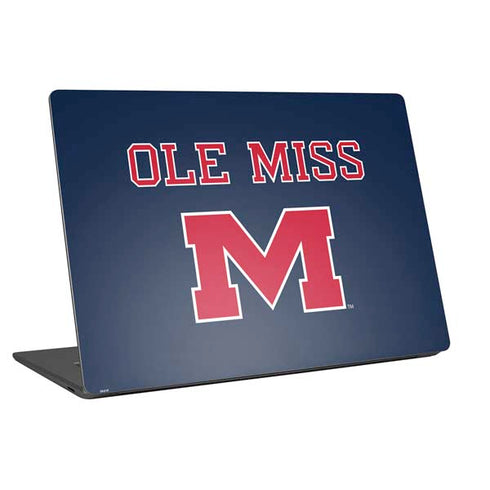 University of Mississippi Ole Miss Blue Laptop Skins