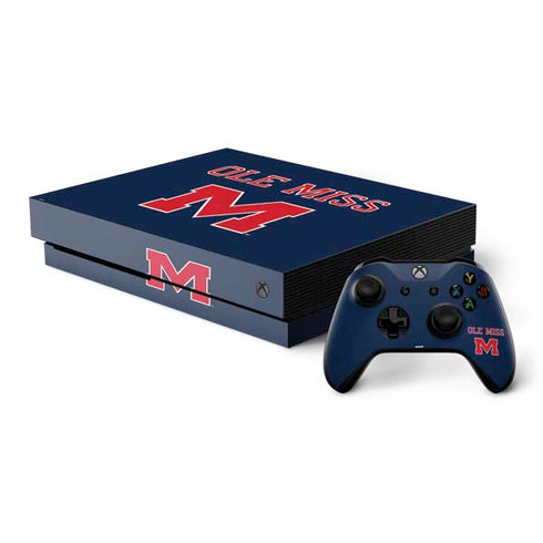University of Mississippi Ole Miss Blue Xbox One Skins