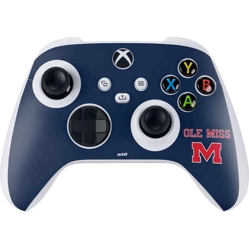 University of Mississippi Ole Miss Blue Xbox Series S Skins