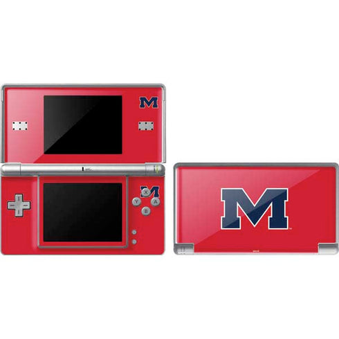 University of Mississippi Ole Miss Logo Red Nintendo Skins