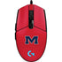 University of Mississippi Ole Miss Logo Red G203 Prodigy RGB Wired Gaming Mouse Skin
