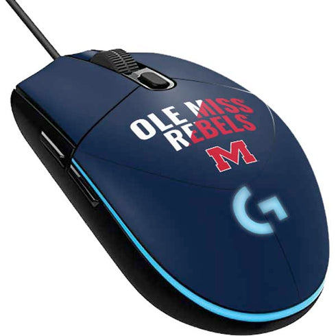 University of Mississippi Ole Miss Rebels G203 Prodigy RGB Wired Gaming Mouse Skin