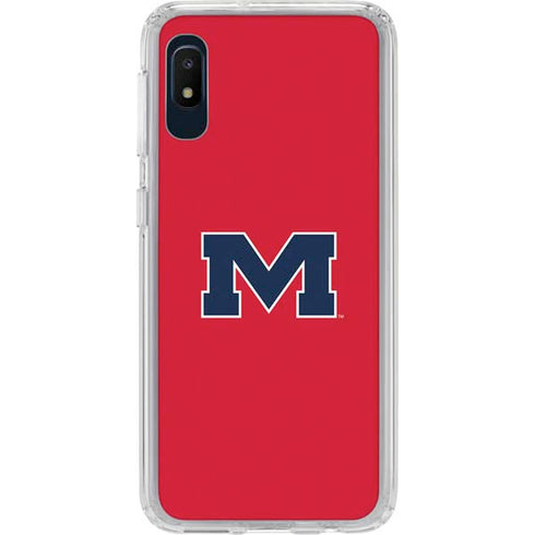 University of Mississippi Ole Miss Logo Red Galaxy Cases