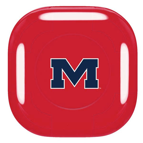 University of Mississippi Ole Miss Logo Red Galaxy Buds Live Skin