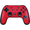 University of Mississippi Ole Miss Logo Red Google Stadia Controller Skin