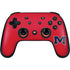University of Mississippi Ole Miss Logo Red Google Stadia Controller Skin