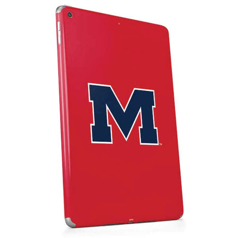University of Mississippi Ole Miss Logo Red Apple iPad Skin